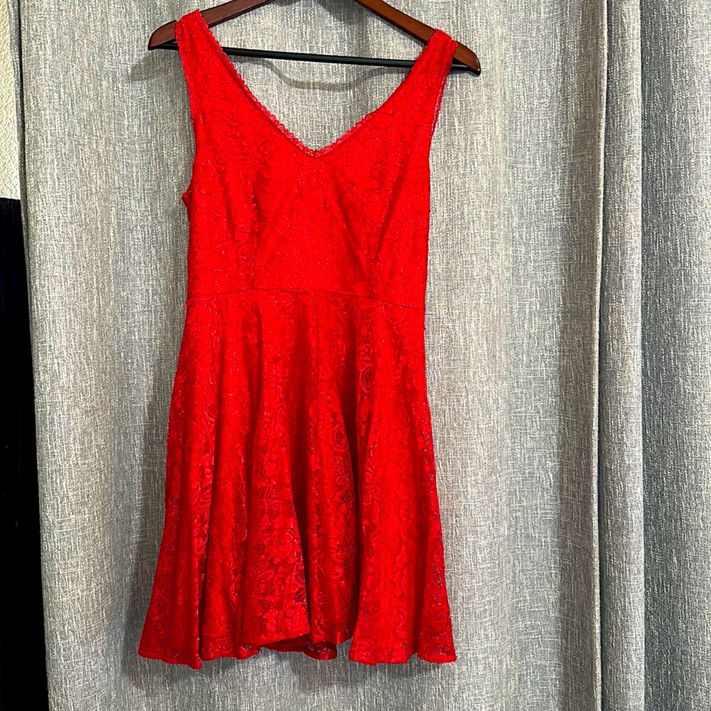 Express Red Lace Dress ❤️